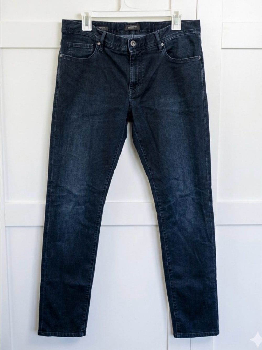 Alberto Germany premium business Dark Blue Men's Pipe Jeans 34x34 regular fit